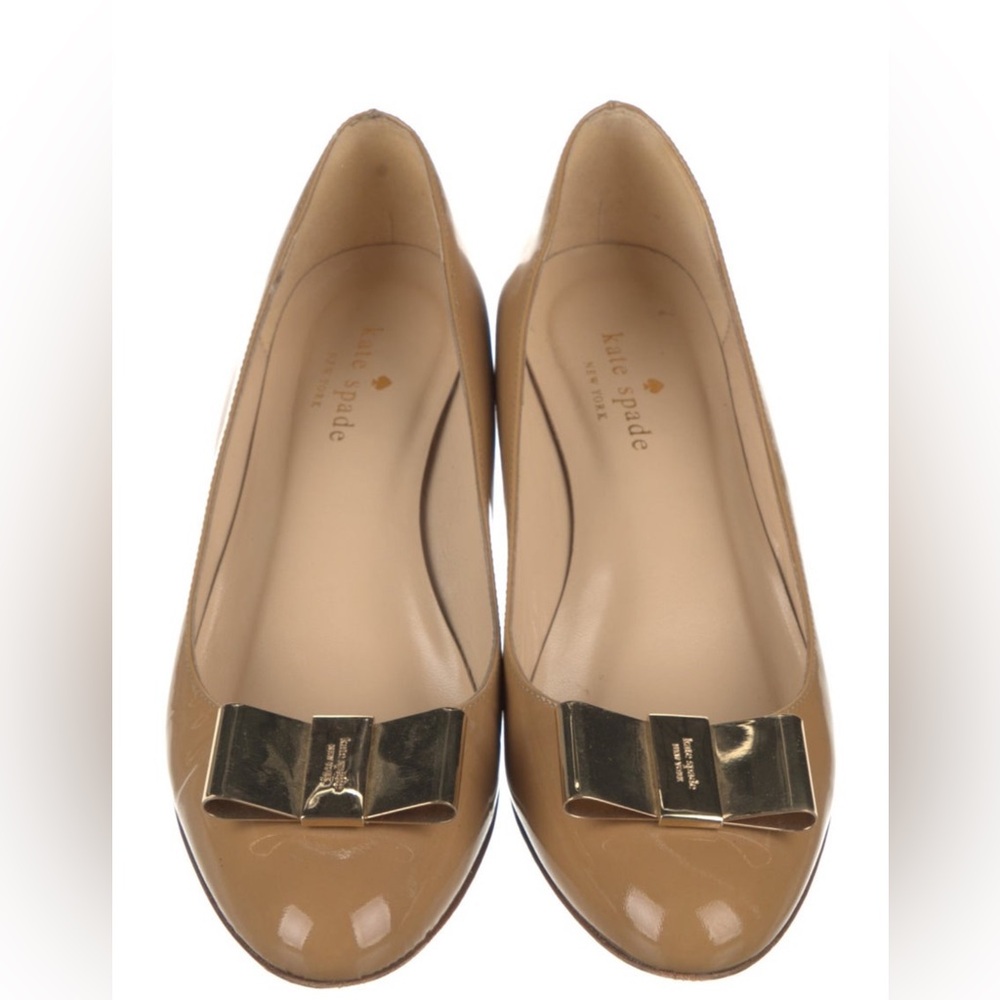 Kate Spade Tan Bow Accent Women's Shoes